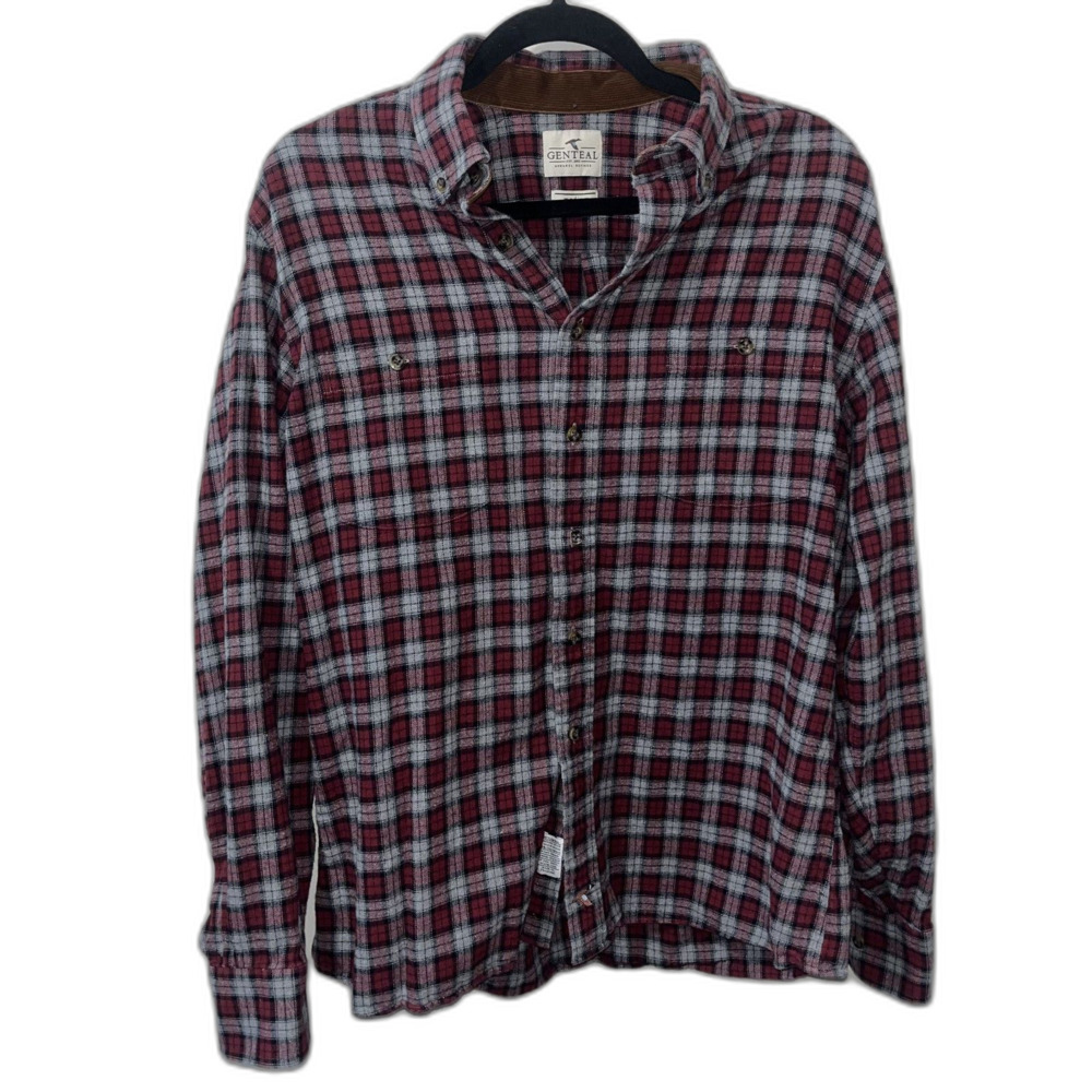 Genteal Flannel Button Up Men's Medium